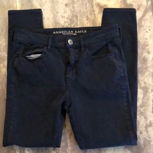 Navy Hi Rise Jegging American Eagle 4 Short